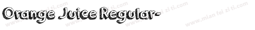 Orange Juice Regular字体转换